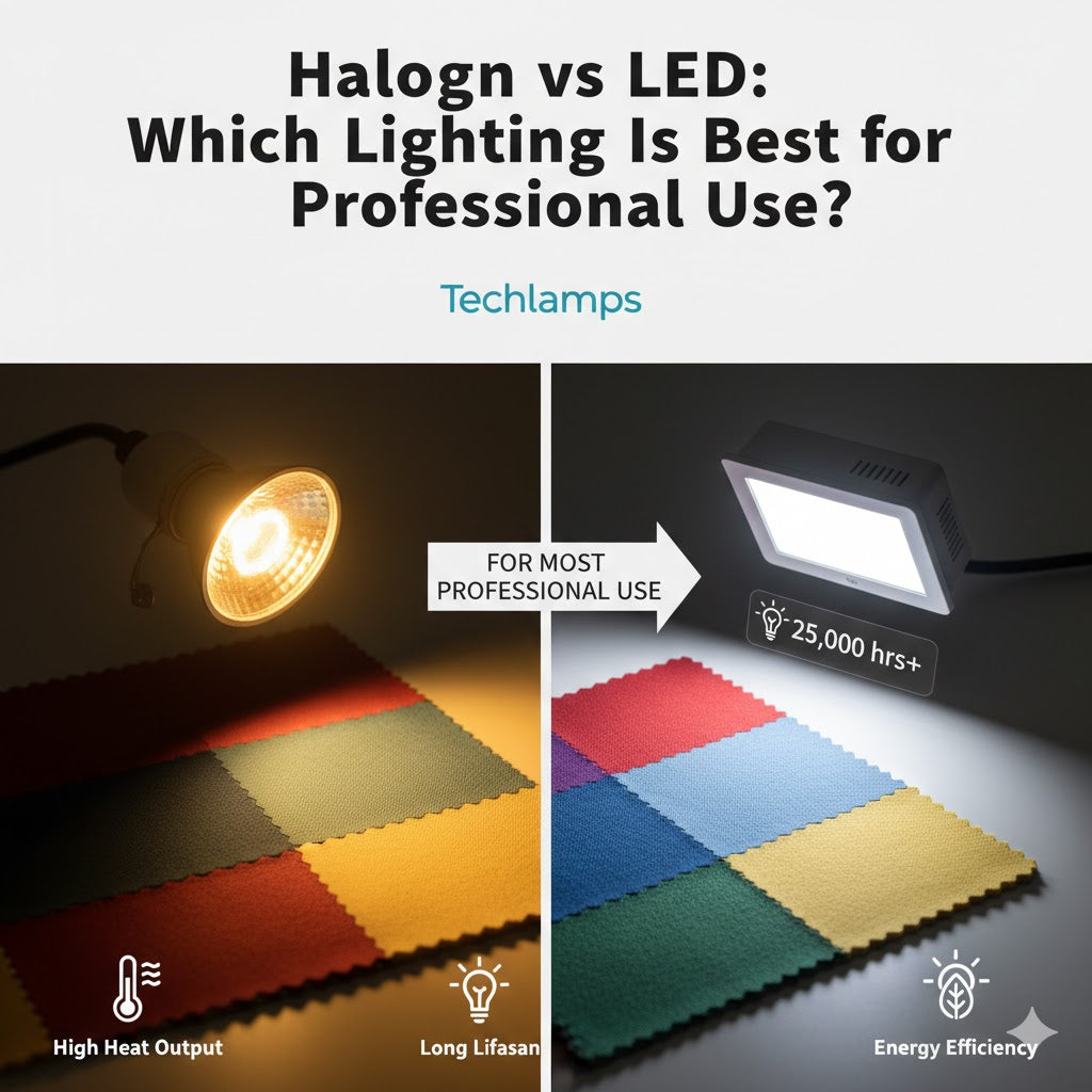 Halogen vs LED: Which Lighting Is Best for Professional Use?
